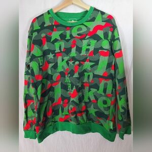 Heineken Men's Sweater Official Licensed Long Sleeve Abstract Pullover L